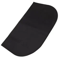 Brandsäker halvrund matta i glasfiber - dubbelt lager, halkbeständig, golvskydd - 19,7 x 31,5 tum