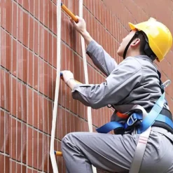 Brandstege 10 m, kraftig, belastningskapacitet 200 kg, lätt säkerhetsstege med krokar för hemmabruk och räddningsinsatser