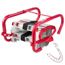 Brandstege 2-våningar, 13 fot, Infällbar Nödsäkerhetsstege, Brandbekämpningsredskap