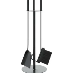 Brasverktygsset 4 delar - Hållbara stålverktyg för spisen | Storlek: 22x59 cm