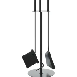 Brasverktygsset 4 delar - Hållbara stålverktyg för spisen | Storlek: 22x59 cm