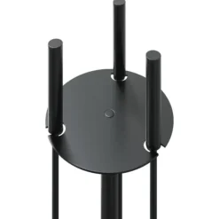 Brasverktygsset 4 delar - Hållbara stålverktyg för spisen | Storlek: 22x59 cm