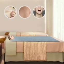 Bärbar bastofilt - Ångbastufilt - 650 W uppvärmning - Fjärrkontroll - Avkoppling & detox