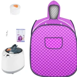 Bärbar Dampsauna, Vattentät Design, Justerbar Temperatur,220V EU-kontakt