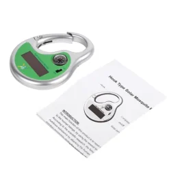 Bärbar Myggdödare Insektsavvisare Expeller Kroktyp Solar Ultraljud Med Kompass Utomhus