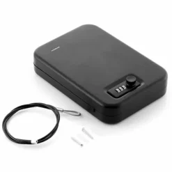 Bärbart Kassaskåp - Svart - Järn