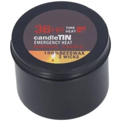 Bärbart 3-Wick Survival Candle: 36 timmars brinntid, naturlig söt arom, perfekt för nödsituationer hemma och utomhus