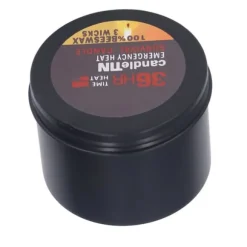 Bärbart 3-Wick Survival Candle: 36 timmars brinntid, naturlig söt arom, perfekt för nödsituationer hemma och utomhus