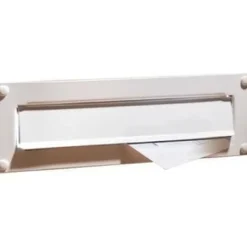 Brevlåda - BURG-WÄCHTER - Porta 797 - Aluminium - Galvaniserad stål - Vit