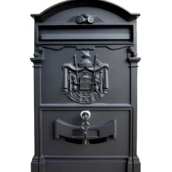 Brevlåda - Domus - 2151 - Gjuten aluminium - Antracitfärg - Exteriör