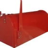 Brevlåda - Domus - USA/R - Lackerat stål - Röd - Exteriör