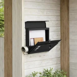 Brevlåda – Klassisk design – Svart