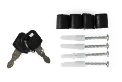 Brevlåda - med tidningsrulle - 30x10x33,5 cm - antracit