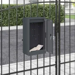 brevlåda Antracit 30 x 23 x 55 cm Stål