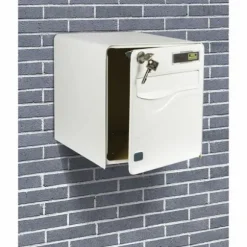 Brevlåda Burg-Wachter 36,5 x 28 x 31 cm Vit Plast