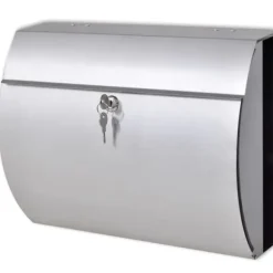 Brevlåda i rostfritt stål