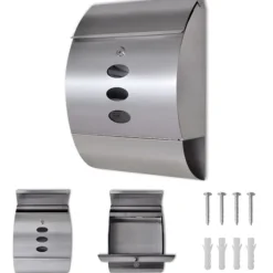 Brevlåda i rostfritt stål - Brevlådor