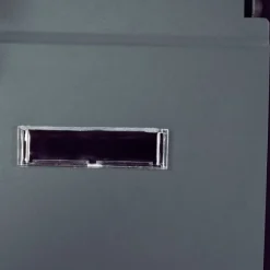 Brevlåda med stativ och tidningsfack, 44x15x114 cm, antracit