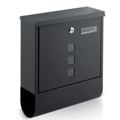 Brevlåda 34x30,5x10 cm antracit HM-861