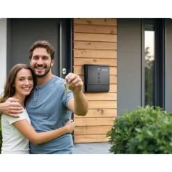 Brevlåda 34x30,5x10 cm antracit HM-861