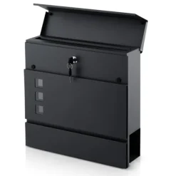 Brevlåda 37x37x10,5 cm antracit HM-863