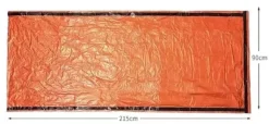 BRIV BIVY BAG/ EMERGENCY BIVY 215 x 90 cm, värmereflekterande säck nödsituation