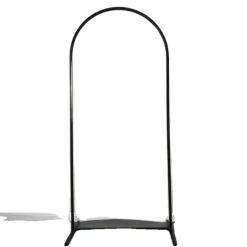 Bröllopsbåge, Anpassningsbara Mått, Flera Färgval,W0.8m H1.8m(70.8in), svart