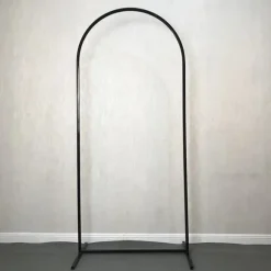 Bröllopsbåge, Anpassningsbara Mått, Flera Färgval,W0.8m H1.8m(70.8in), svart