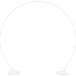 Bröllopsbåge Vit 220 x 45 x 200 cm Stål