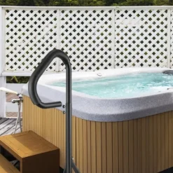 Bubbelpool handledare, 360° vridbar, justerbar höjd 35