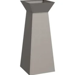 Cache-pot Vidaxl - 873864 - Stöd för växt i väderbeständig stål 40 x 40 x 101 cm