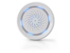 Caliber HWS701, Trådlös siren, inomhus, Plast, 120 dB, Vit, 121 g