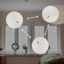 CAPIDI Brandvarnare 2-pack Vit