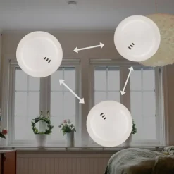 CAPiDi Brandvarnare 2-pack Vit