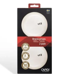 CAPiDi Brandvarnare 2-pack Vit