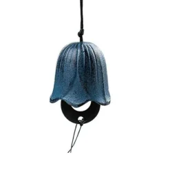 Cast Iron Wind Toy - Blå liljekonvalj