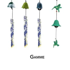 Cast Iron Wind Toy - Blå liljekonvalj