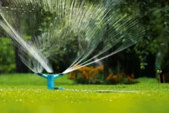 CELLFAST 53-415, Roterande vattenspridare, 250 m², 6 bar, Blå