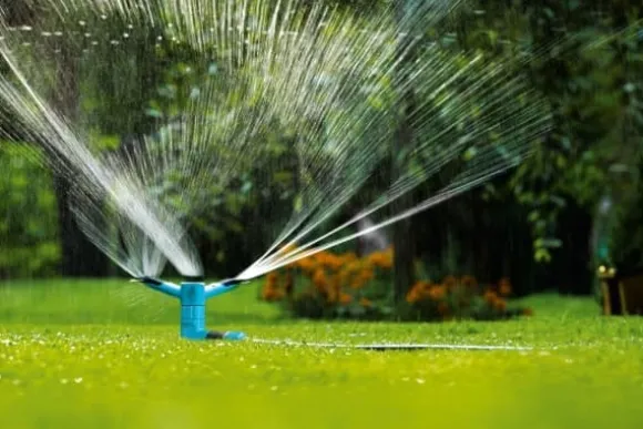 CELLFAST 53-415, Roterande vattenspridare, 250 m², 6 bar, Blå