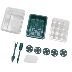 12-cells fröstartbricka med justerbar fuktighetskupolbas för fröodling