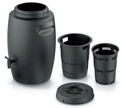 COMBIOLIQ 55L trädgårdsgödningstank med kran, svart