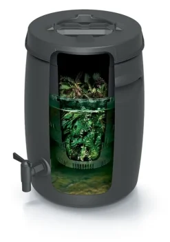 COMBIOLIQ 25L trädgårdsgödningstank med kran, svart