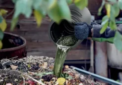 COMBIOLIQ 25L trädgårdsgödningstank med kran, svart