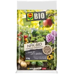 COMPO, UNIVERSALGÖDNING COMPO NPK BIO 4KG, ORGANMINERAL