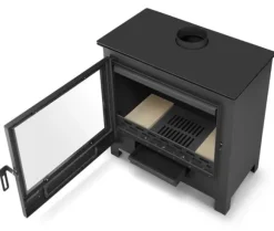 CV Vedspis - stål - fristående - 26kw