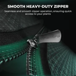 1680D Inomhus LED-odlingstält, 120x60x180cm, 99% Reflekterande Mylar,120x60x180cm