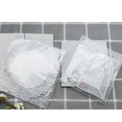 3D Kinetisk Vindspel Hjärta, 25cm x 25cm, Rostfritt Stål