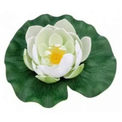 Dammdekoration - PondoLily näckros - Vit - PONTEC - Beständig mot tid och solljus