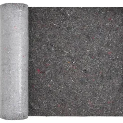 Dammmadrass Grå 1 x 10 m Polyester och Bomull