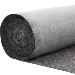 Dammmadrass Grå 1 x 25 m Polyester och Bomull